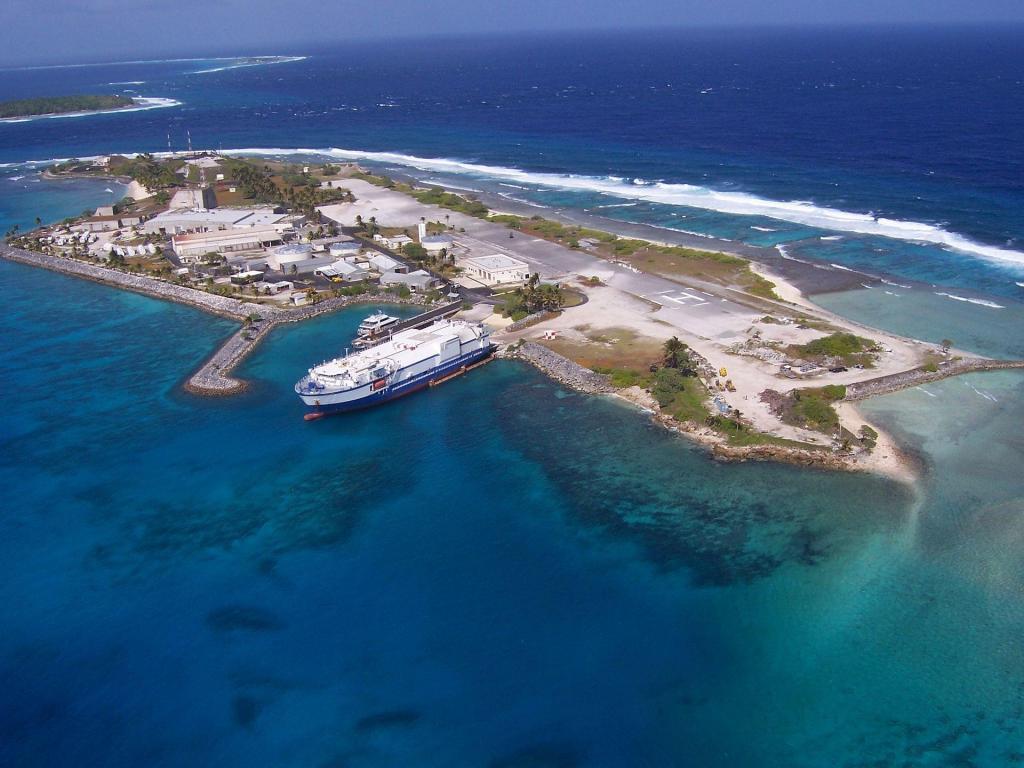 Meck Island where Ed helped launch Starwars interceptors