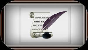 ink and feather writing tips