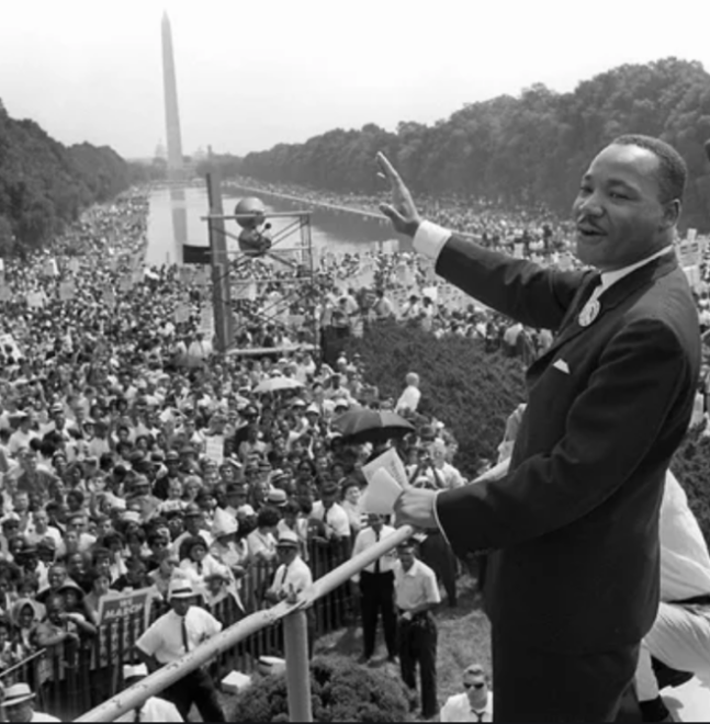 Georde Floyd, non-violent protest, Dr. King, Lincoln Memorial, I have a dream