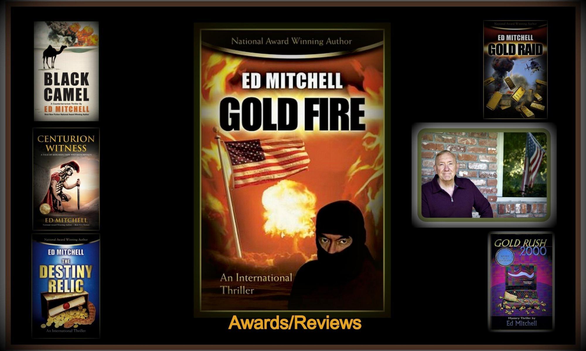 The book Gold Fire and all its Awards and Reviews a perfect 5.0