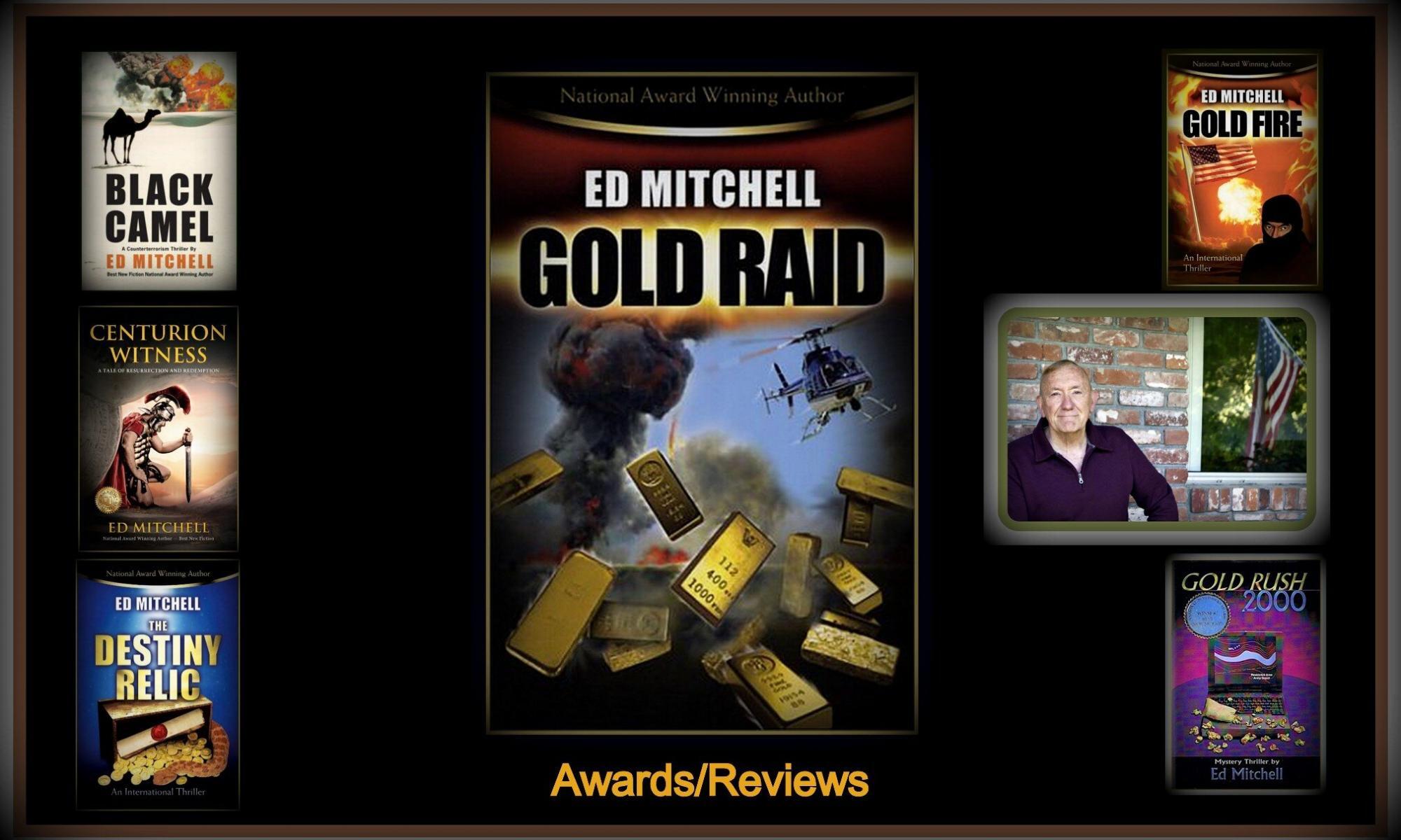 Book Gold Raid written by Ed Mitchell
